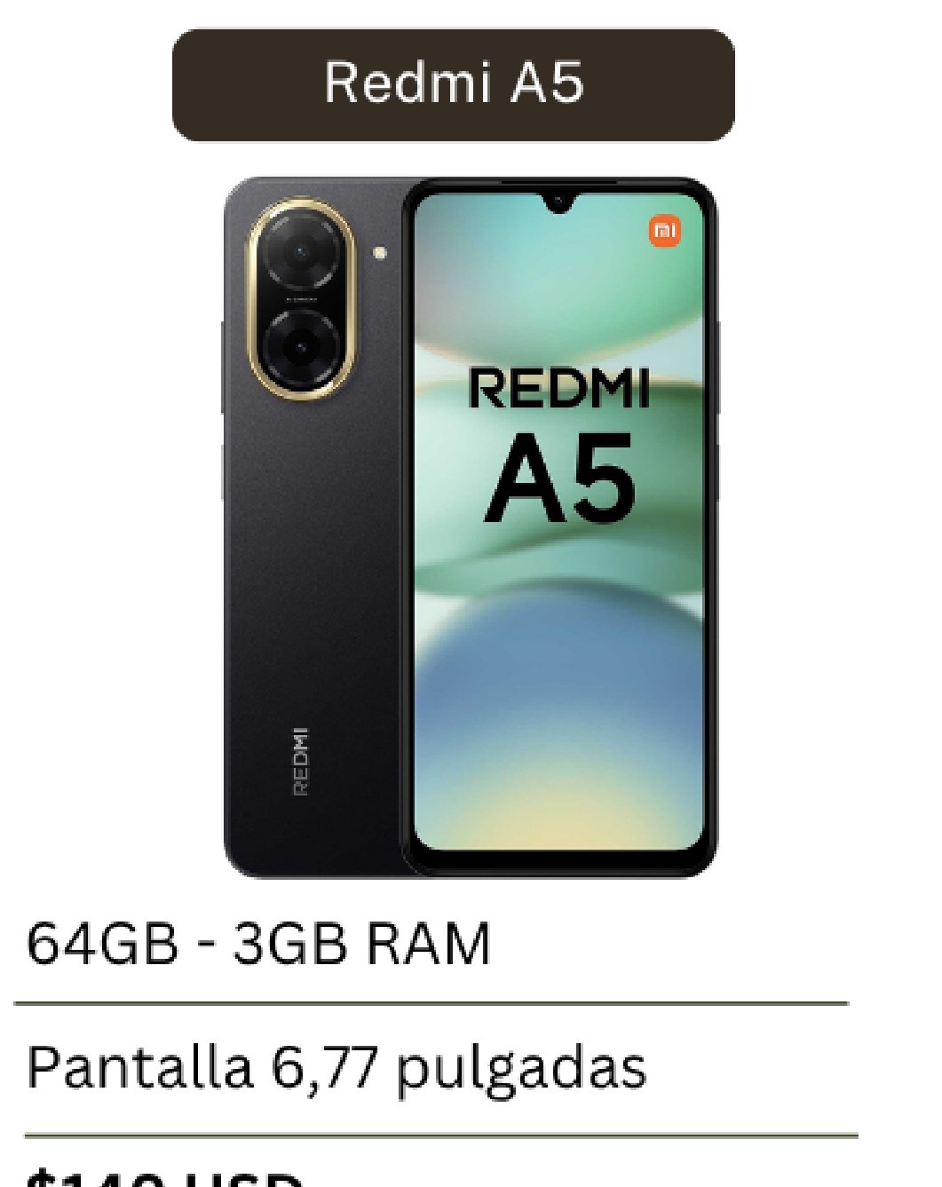 Redmi A5