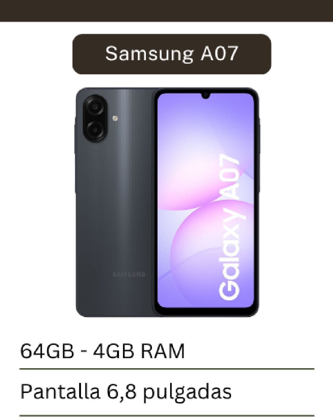 Galaxy A07