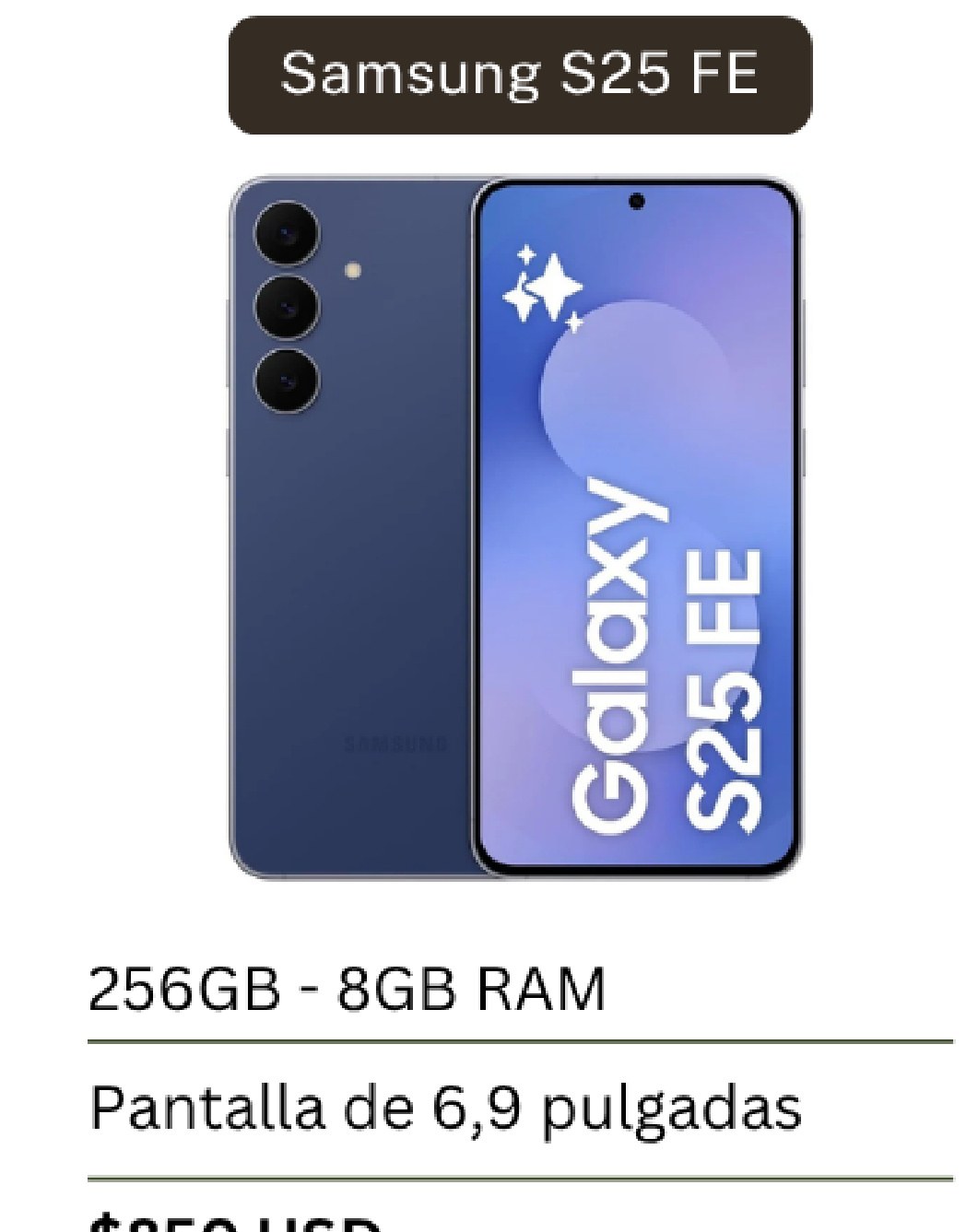 Galaxy S25 FE