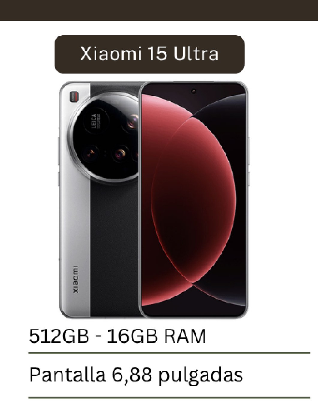 Xiaomi 15 Ultra